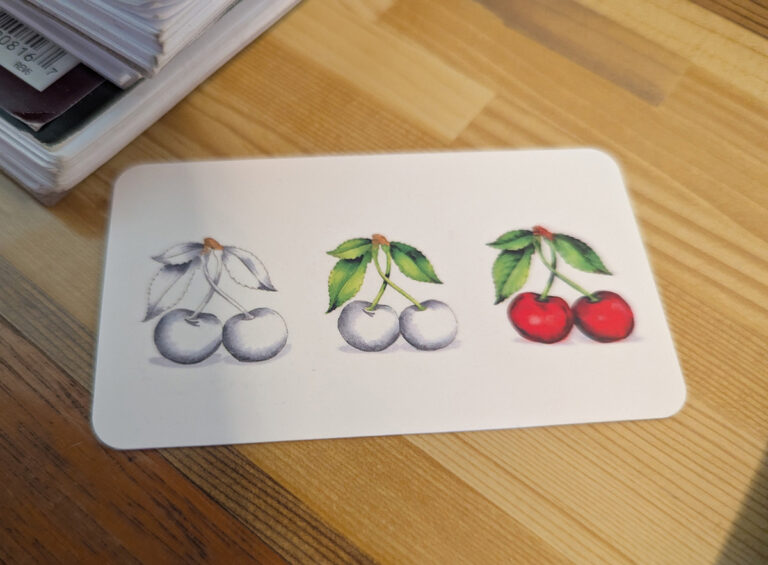 cherries photorealism water color progression by Jan Wallen