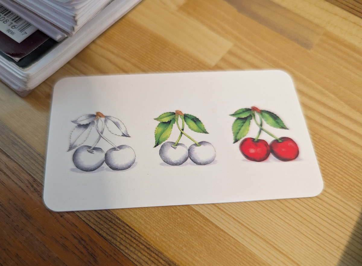 cherries photorealism water color progression by Jan Wallen
